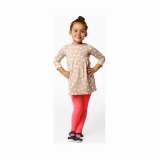 Merry Style Wl-010 Kinderen Panty - 60 Den -Microvezel - Meisjes - Polyamide - Neon Koraalrood - 152-158