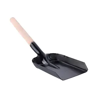 Garronda Kohleschaufel Metallschaufel Kehrschaufel Kohlenschaufel Für Kamin Größe, 54 X 15 Cm Gd-0008 (schwarz)