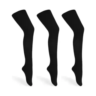 Merry Style Feinstrumpfhose Mädchen Kinder Strumpfhose Balletkleidung Mädchen Microfaser 60 Den WLSS001 (Schwarz/Schwarz/Schwarz, 128-134)