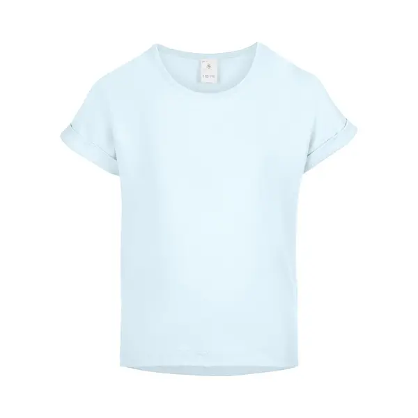 Merry Style T-Shirt Für Mädchen Aus Weicher Baumwolle – Bequeme Mädchenkleidung Ms-468 (HellBlau, 158-164 (13-14 Jahre)) thumbnail
