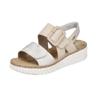 Rieker 69260-60 36 Sandals Women Beige