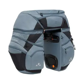 Vaude Karakorum Pro Hinten Fahrradtasche 65 l Polyester, Polyurethan, Recyceltes Polyethylenterephthalat (rPET) Schwarz, Blau
