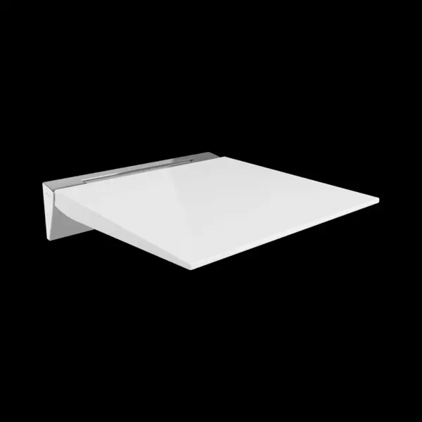 Villeroy & Boch V&B Duschklappsitz Vicare Universal 35, 5x37cm, Aluminium thumbnail