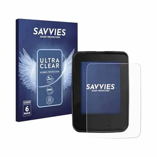 Savvies 6 Pack Screen Protector Compatible With Giant RideDash Evo Protection Film Clear