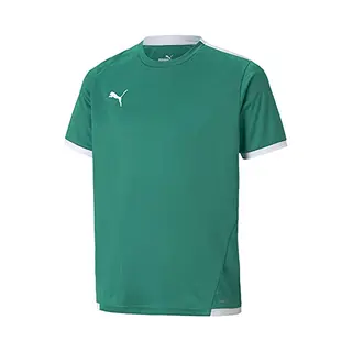 Puma Teamliga Shirt Korte Mouw Kinderen - Groen / Wit | Maat, 176