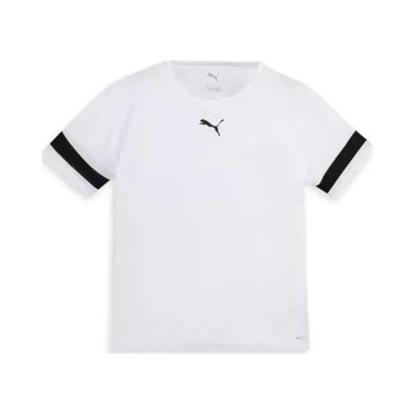 Puma Unisex Kids TeamRISE Jersey Jr Shirt, Puma White-puma Black-puma White, 140 thumbnail