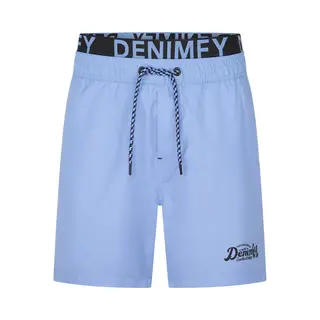 Denimfy Badehose Herren Lang Badeshorts Doppelter Bund DFNeo