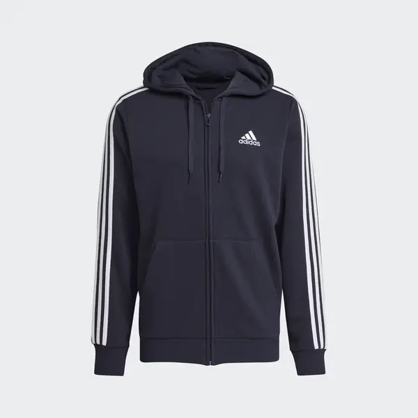 Adidas Essentials French Terry 3-Streifen Kapuzenjacke thumbnail