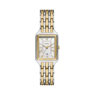 Fossil Quarzuhr Raquel ES5368, Armbanduhr, Damenuhr, Edelstahlarmband, Analog, Tag
