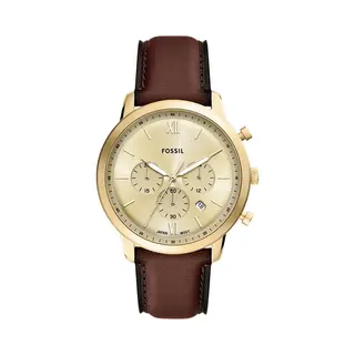 Fossil Neutra Uhr Für Herren, Quarz-Chronographenwerk Mit Lederarmband