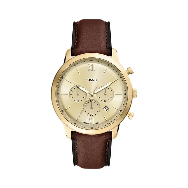 Fossil Neutra Uhr Für Herren, Quarz-Chronographenwerk Mit Lederarmband thumbnail