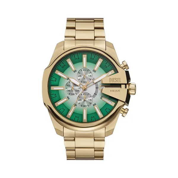 Diesel Mega Chief Slim Watch For Men, Chronograph Movement With Stainless Steel Or Leather Strap thumbnail