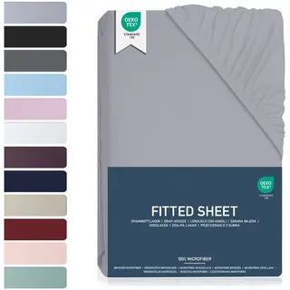 Barbons Hoeslaken 90x200 - 35 Cm Matrashoogte - Rondom Elastiek - Geborsteld Microvezel