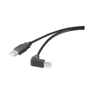 Renkforce Rf-4613068 Usb Kabel Usb 2.0 0,5 m Usb A Usb B Schwarz