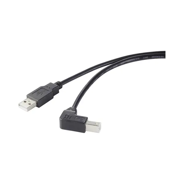 Renkforce Rf-4613068 Usb Kabel Usb 2.0 0,5 m Usb A Usb B Schwarz thumbnail