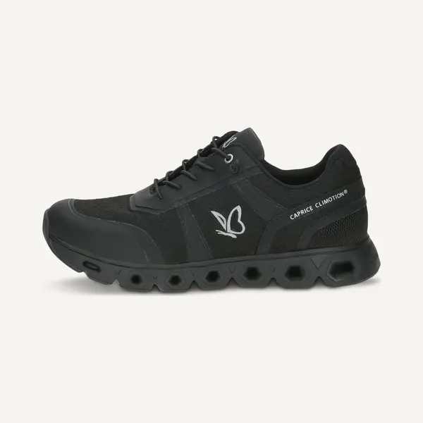 Caprice Damen Sneaker Flach Mit Schnürsenkeln Vegan, Schwarz (Black/Blk Sole), 39 Eu thumbnail