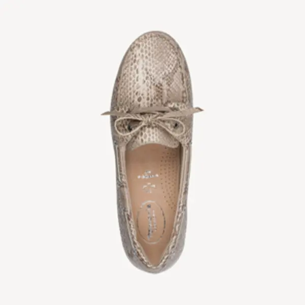 Tamaris Leren Slipper Unisex Beige thumbnail
