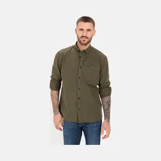 Camel Active Langarm Hemd Aus Reiner Baumwolle
