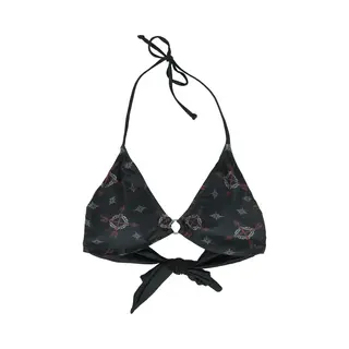 Black Premium By Emp Bikini Top With Celtic Prints Bikini-Oberteil Schwarz In Xl