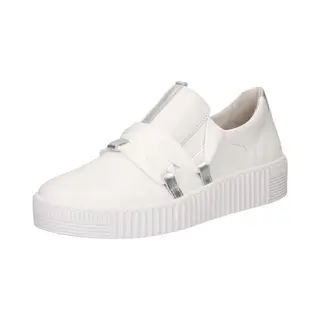 Gabor Sneakers Laag Zilver / Wit