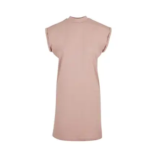 Build Your Brand Damen Kleid Ladies Turtle Extended Shoulder Dress, Farbe Duskrose, Größe 5XL