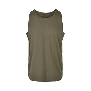 Build Your Brand Herren Basic Tank Top – Sportliches ärmelloses T-Shirt Aus Baumwolle Mit Rundhals Für Training Gym Fitness Sommer Und Casual