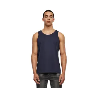 Build Your Brand Basic Tank T-shirt Voor Heren, Navy Blauw