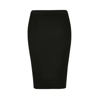 Halblanger Rock Aus Rippstrick, Damen Urban Classics