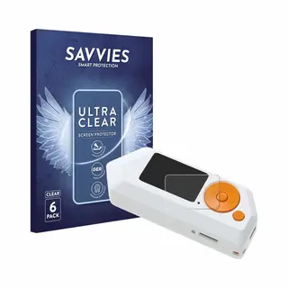 Savvies 6 Stück Schutzfolie Für Flipper Zero Fz.1 Displayschutz-Folie Ultra-Transparent