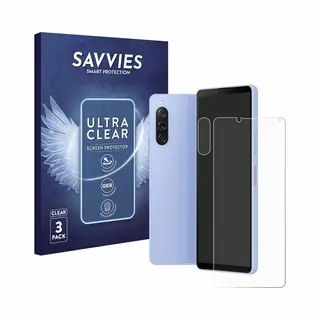 Savvies - Screenprotector Voor Sony Xperia 10 V (Voor+Camera) - Folie Beschermfolie Transparant 6 Stuks