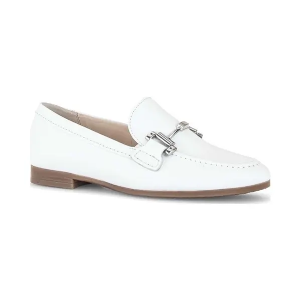 Gabor Damen Slipper, Frauen Slip On, Moderate Mehrweite (G), schluepfschuhe, College Schuhe, Businessschuhe, Slip-ons, Mokassins, Weiss, 40 Eu / 6.5 thumbnail