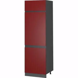 Vicco - Kühlumbauschrank R-line, Rot, 60 Cm J-shape