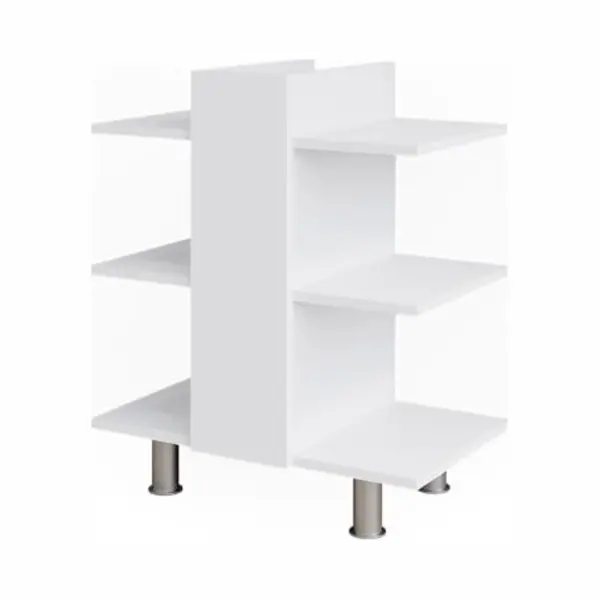 Waschbeckenunterschrank Fynn, Weiß, 60 X 70 Cm Mit 6 Ablage Vicco thumbnail