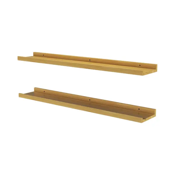 Wandregal Linus, Naturholz, 90 X 4 Cm 2er Set Vicco thumbnail