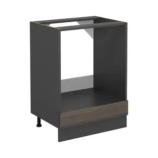 Vicco - Herdumbauschrank R-line, Edelgrau, 60 Cm Ohne Arbeitsplatte