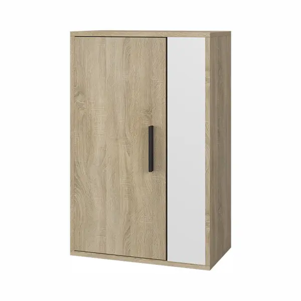 Vicco Hängeschrank Berno, Sonoma/Weiß, 50.1 X 78.4 Cm Mit 2 Fächern thumbnail