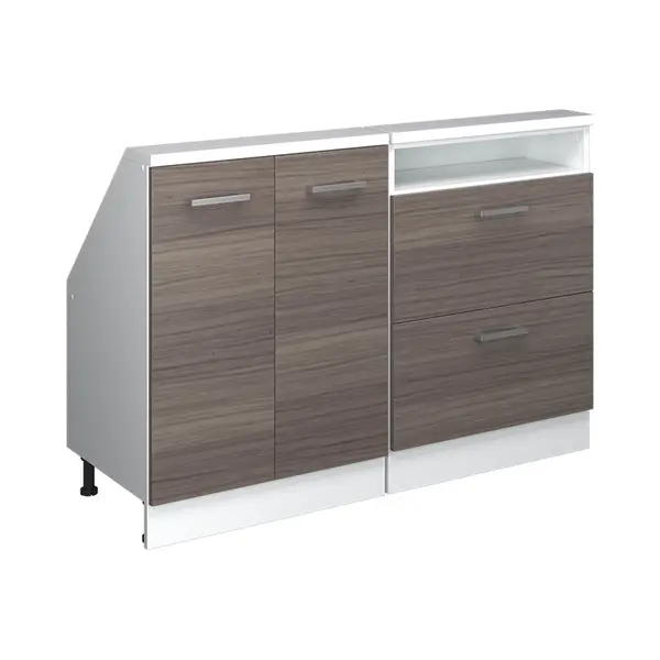Dachschrägenschrank-set Rion, Edelgrau/weiß, 2er Set, Vicco thumbnail