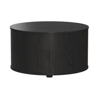 Vicco Couchtisch Selva, Schwarz, 80 X 80 Cm Mit Schiebetür (1-St)