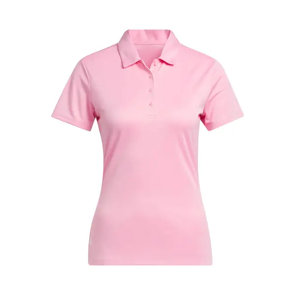 Adidas-Women's-Performance Short Sleeve Polo Shirt-L-Light Pink thumbnail