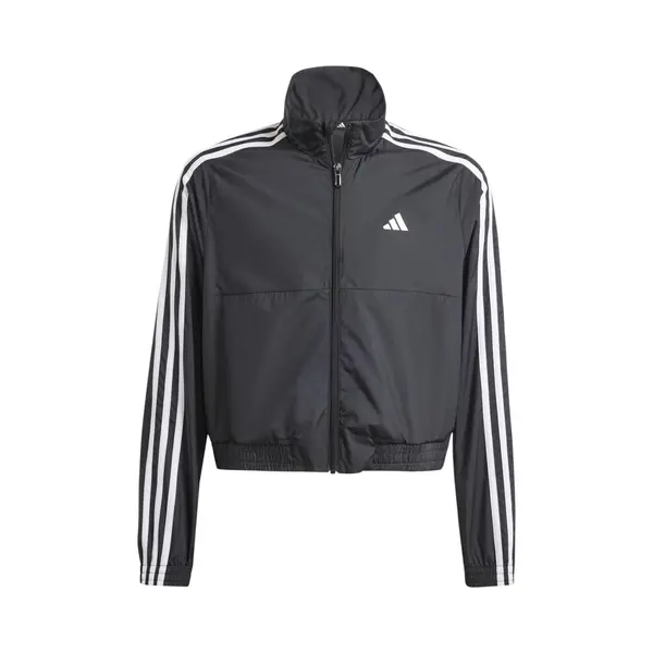 Adidas Mädchen Train Essentials Full-Zip Hoodie Kids, Black/White, 5-6 Years thumbnail