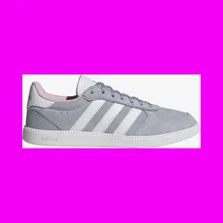 Adidas Women's Breaknet Sleek Shoes, Halo Silver/Ftwr White/Grey Two, 6.5 Uk