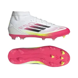 Adidas F50 League Mid Voetbalschoenen Ji0434 - Kleur Wit-geel - Maat 46