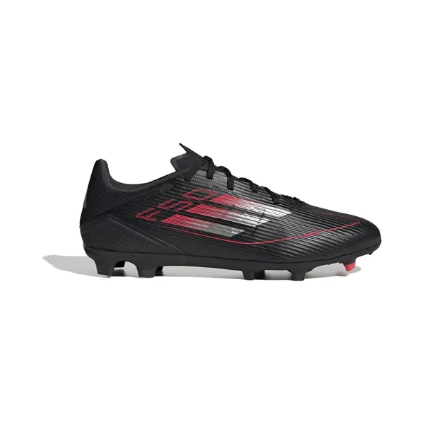 Adidas Unisex F50 League Football Boots Fg/Mg, Core Black/Iron Metallic/Lucid Red, 11.5 Uk thumbnail