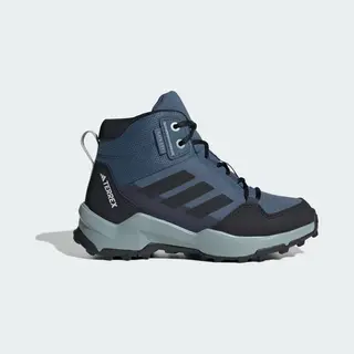 Adidas Unisex Kinder Terrex AX4R Mid Rain.Rdy Hiking Shoes, Wonder Steel/core Black/Magic Grey, 28 1/2 Eu
