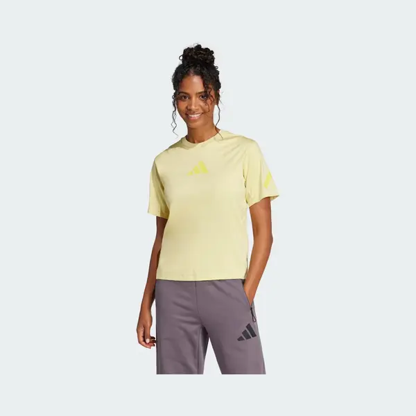Adidas T-Shirt T-shirt Z.N.E Manches Courtes Jaune thumbnail