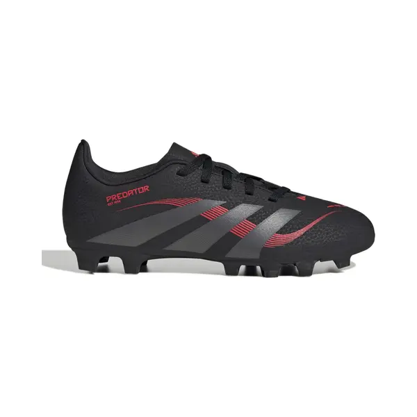 Adidas Unisex Kinder Predator Club Firm Ground/Multi Ground Football Boots Kids, Core Black/Grey Four/Lucid Red, 34 Eu thumbnail