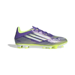 Adidas Unisex F50 Club Firm Ground/Multi Ground Football Boots, Purple Rush/Cloud White/Lucid Lemon, 9 Uk