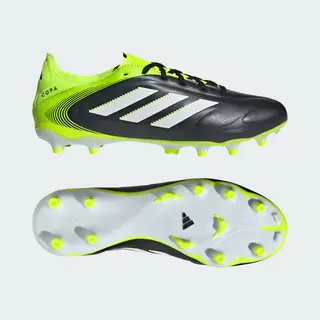 Adidas Unisex Copa Pure Iii League Firm Ground/Multi Ground Football Boots, Core Black/Cloud White/Lucid Lemon, 46 2/3 Eu