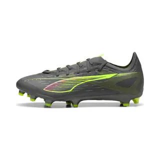 Puma Ultra 5 Match Fg/Ag, Unisex Fussballschuh, Matte Aged Silver-Yellow Alert-Puma Aged Silver,