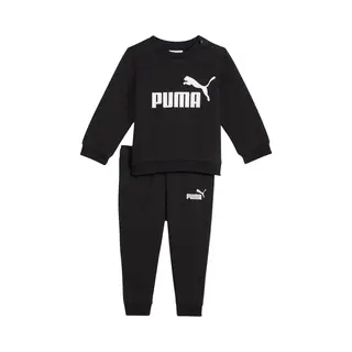 Puma, Jongens, Baby Pyjama, Minicats Ess Crew Set Fl Inf, Zwart, (92)